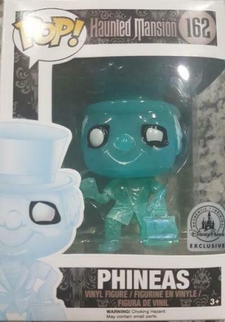 Funko Pop Haunted Mansion Phineas 162 Disney Parks Exclusive