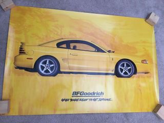 Bf Goodrich Yellow Ford Svt Cobra R Mustang Poster