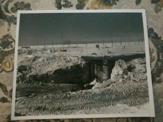 1959 Usn Official 8x10 Operation Deep Freeze Nas Mcmurdo Base Photo W/story