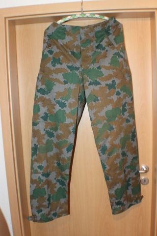 East German Army Military Camouflage Trousers Blumentarn 1970 Date