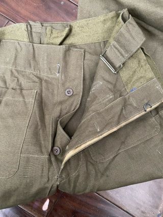 Military Vintage French Military Motorcycle Pants Deadstock