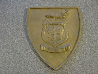 Uss Saratoga Brass Bronze Ship Plaque Navy Aircraft Carrier United States