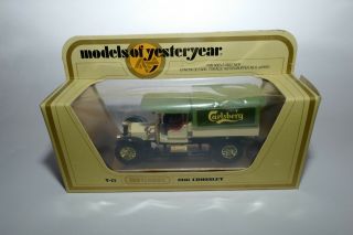 Y13 1918 Crossley Carlsberg Delivery Lorry Matchbox Models Of Yesteryear