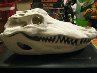 Crazy Bonez By Seasons 14” Alligator Skull Skeleton Head Prop Décor Plastic