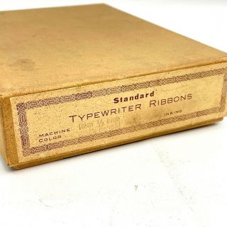Vintage STANDARD TYPEWRITER Tins Ribbons Qty 5 - Rem 1/2 Remington - Square 3