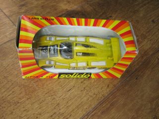 VINTAGE BOXED SOLIDO ALPINE A 442 ELF LE MANS 24H 1978 CAR: 1/43 SCALE: RACING. 2