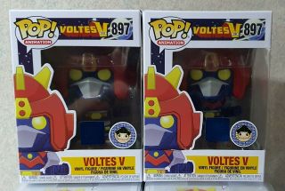 On Hand Funko Pop Big Boys Toy Store Exclusive Animation Voltes V Set Of 2