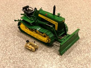 Ertl John Deere 430 Plow City Crawler With Blade And Gold Miniature 1:16 Scale 3