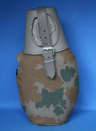 East German Army 1st Pattern Canteen With Camo Cover