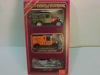 Matchbox Models Of Yesteryear 3 Car Limited Edition Gift Set