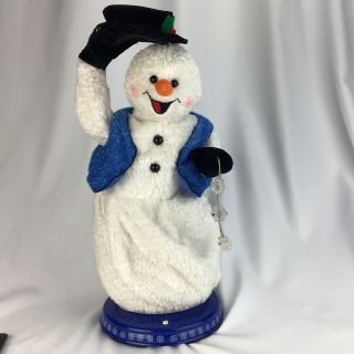 Gemmy Spinning Snowflake Snowman Animated Snow Miser - Error - Read Descrip
