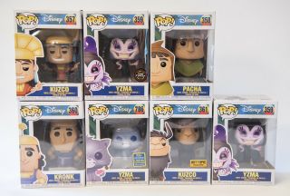 Funko Pop Emperors Groove Exclusive Set Chase Vaulted Sdcc Disney
