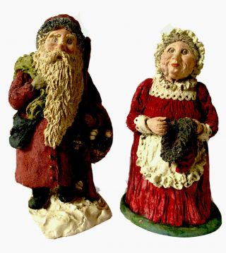 June Mckenna Collectible Santa & Mrs Santa