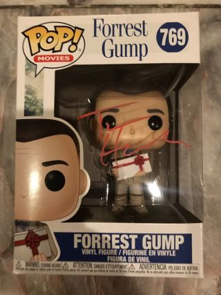 Tom Hanks Signed Funko Pop In Person Forrest Gump Rare