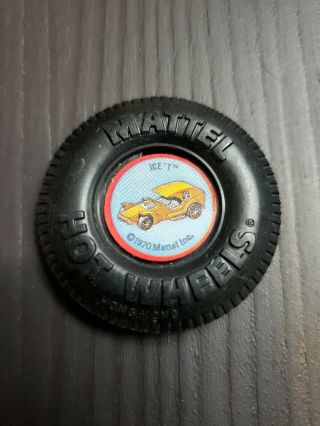 Ice T Button Hot Wheels Redline 1970 Pin Badge Near -