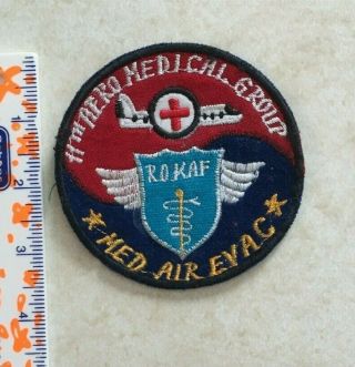11th Aero Medical Group Rokaf Republic Of Korea Air Force Patch Korean
