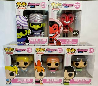 Powerpuff Girls Funko Pop Group With Chase