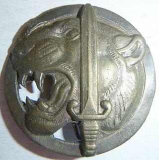 Badge - Cambodian Commandos - French Foreign Legion Variant,  Indochina War,  2757