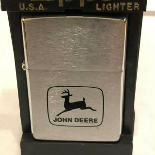 Vintage John Deere Old Logo Zippo Lighter