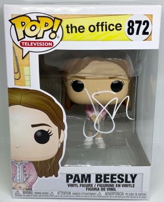 Pam Beesly The Office Funko Pop Autographed Jenna Fischer