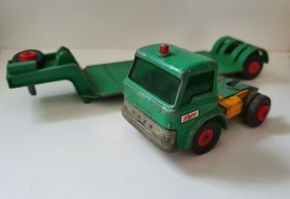Vintage Matchbox King Size - Ford Tractor With Dyson Low Loader - K17