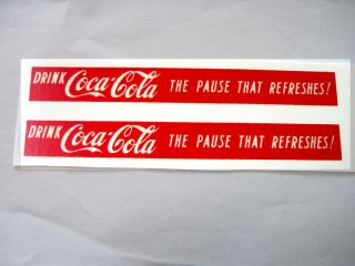 Replacement Water Slide Decal Set For Buddy L Gmc Coca Cola Truck