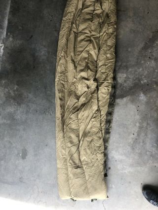Vintage Us Military Down Mountain Mummy Regular Sleeping Bag