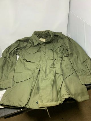 Vintage Us Army M - 51 Field Jacket Coat Military Reg Small 8405 - 255 - 8590 Looksnew