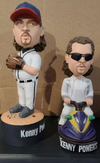 Eastbound And Down Kenny Powers Talking Bobble Head And Jet Ski Bobblehead Rare