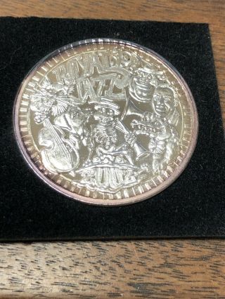 Rex 2002.  999 Fine Silver Orleans Mardi Gras Doubloon Theme Coin Token