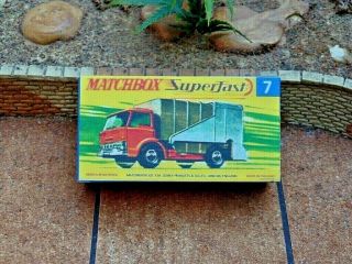 Matchbox Superfast No.  7a Ford Refuse Truck Customised Display/storage Box Only