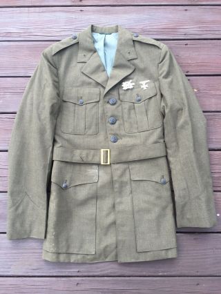 Usmc Alpha Officer’s Dress Jacket Vietnam War Era Plus Hats Captain Rank