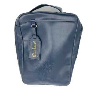 Johnnie Walker Bill Amberg Blue Label Scotch Whiskey Leather Travel Bag Box
