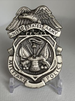 Obsolete Us Army Military Police Badge United States