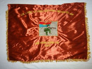 Vietnam War Vc Battle Flag " Giai Phong Quang Tri 1966 " Liberation Of Quang Tri