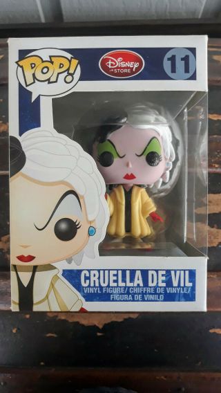 Disney Cruella De Vil 11 Funko Pop Vaulted