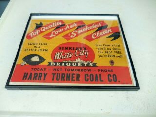 Vintage Advertising Counter Display Sign Binkley 