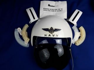 Navy Aph 6 Pilot Flight Helmet Visor Lens Kit Size Large Will Fit Hgu 