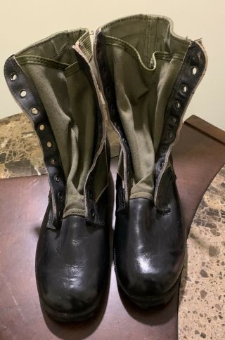 Vintage Us Military Spike Protect Jungle Combat 1985 Boots