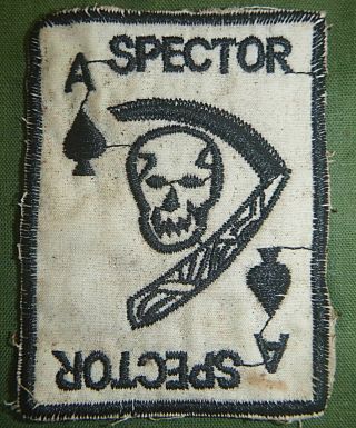 Patch - Grim Reaper - Ace Of Spades Ac - 130 Gunship - Vietnam War - 7538
