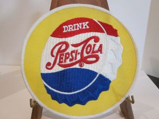 Vtg Drink Pepsi Cola Uniform Patch 1960 