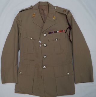 Canadian Rcoc Officers Service Dress Jacket Named With Officers Collars
