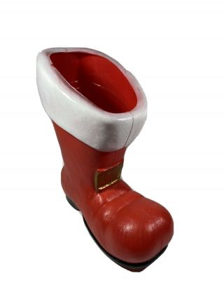 Vintage Don Featherstone Christmas Santa Boot Blow Mold Union Products 1993 12 "