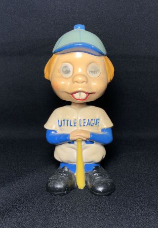 1950’s Little League Baseball Player Bobble Head Batter Nodder Ace Japan