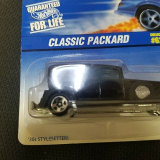 Hot Wheels Classic Packard 1996 30s Stylesetter Diecast Car 3920 625 NOS 2