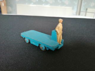 Dinky Toys Bev Electric Truck - Model 14a - Blue With Fawn Driver