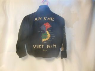 Vietnam Tour Souvenir Jacket;an Khe;embroidered;child Size