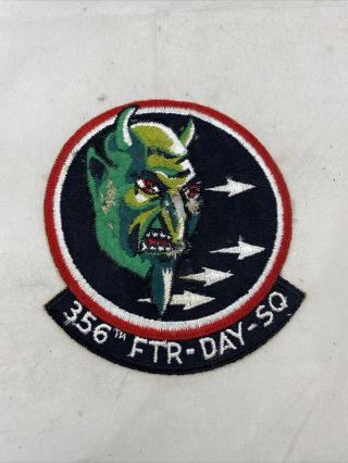 Usaf 356th Fighter Day Squadron Patch 5 1/2 Inch (vb1262