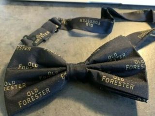 Old Forester Bourbon Whiskey Bowtie Tie Collectible Promo Item Adjustable
