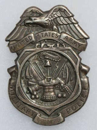 Obsolete Us Army Military Police Badge
